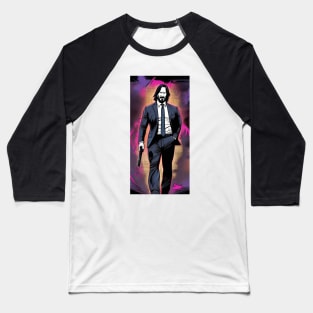 John Wick Comic book style_008 Baseball T-Shirt